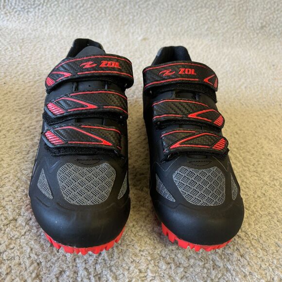 Zol Predator Cycling Shoes Men US 7 EUR 39 Plus Black MTB Mountain Bike Indoor - Picture 5 of 10